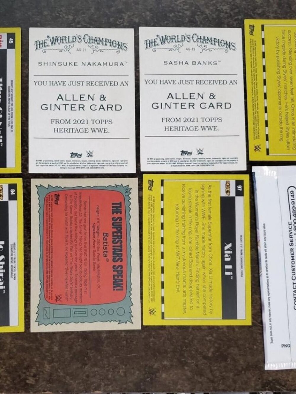 WWE Wrestling Trading Cards And Sealed Unopened Booster Pack Mint - Picture 2 of 2